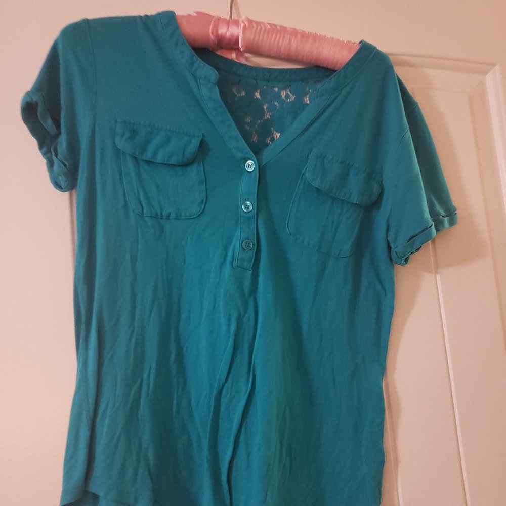 Turquoise New York & CO. T-shirt S